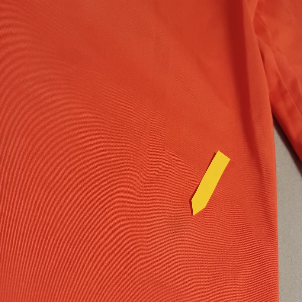 Exquise Tomato Red High Waistd Pleated Tapered Trousers Pants E23Y03210021 Small - Picture 5 of 14